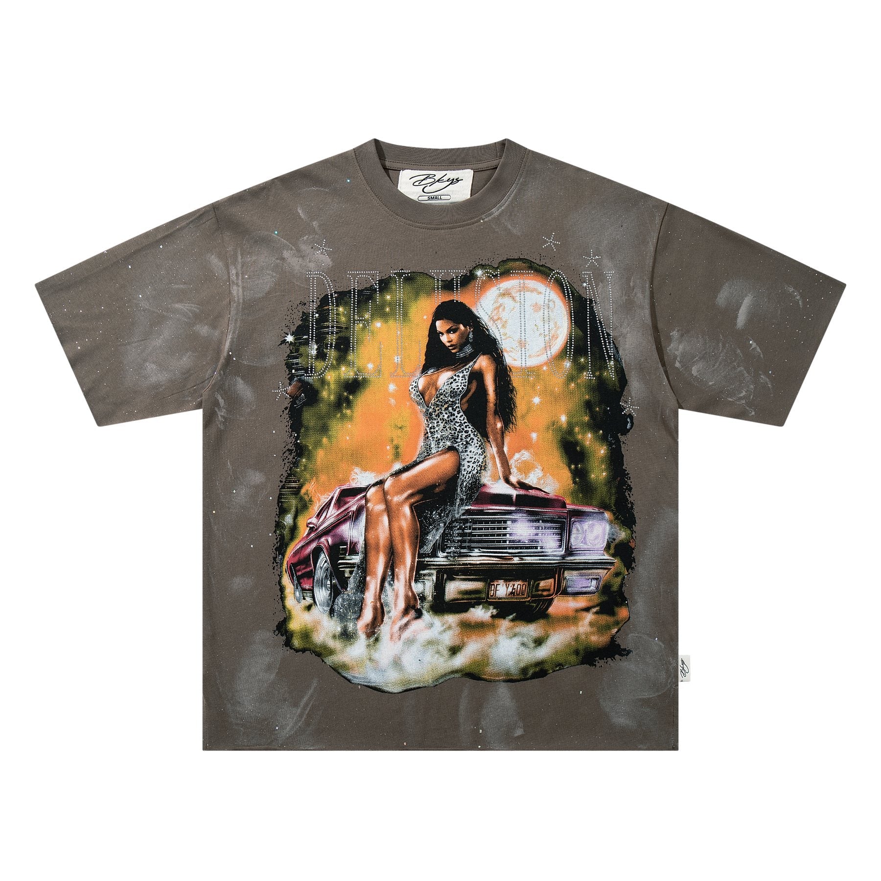 BKYS Revival Delusion Portrait Car Graphic T-Shirt — hero