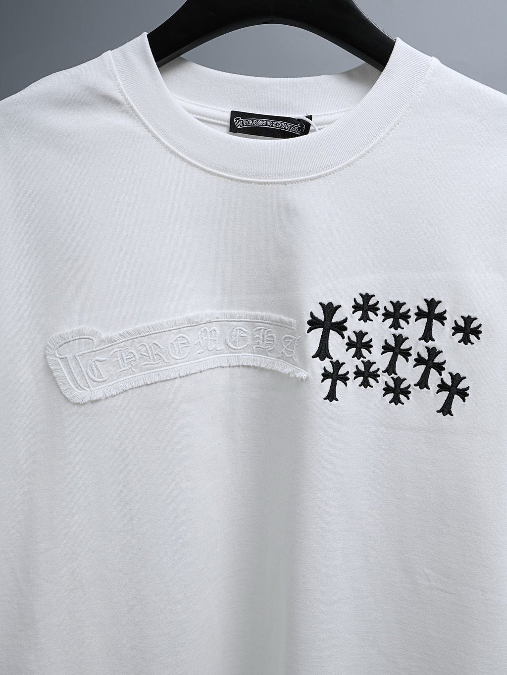 Chrome Hearts Clustered Cross Short-Sleeve T-Shirt — detail