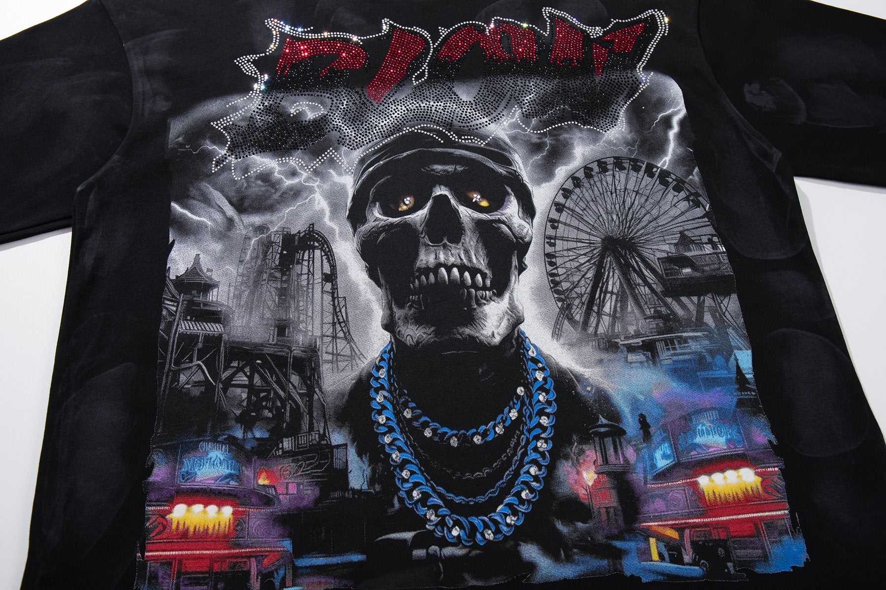 BKYS Revival Sins Away Skull Graphic T-Shirt — detail