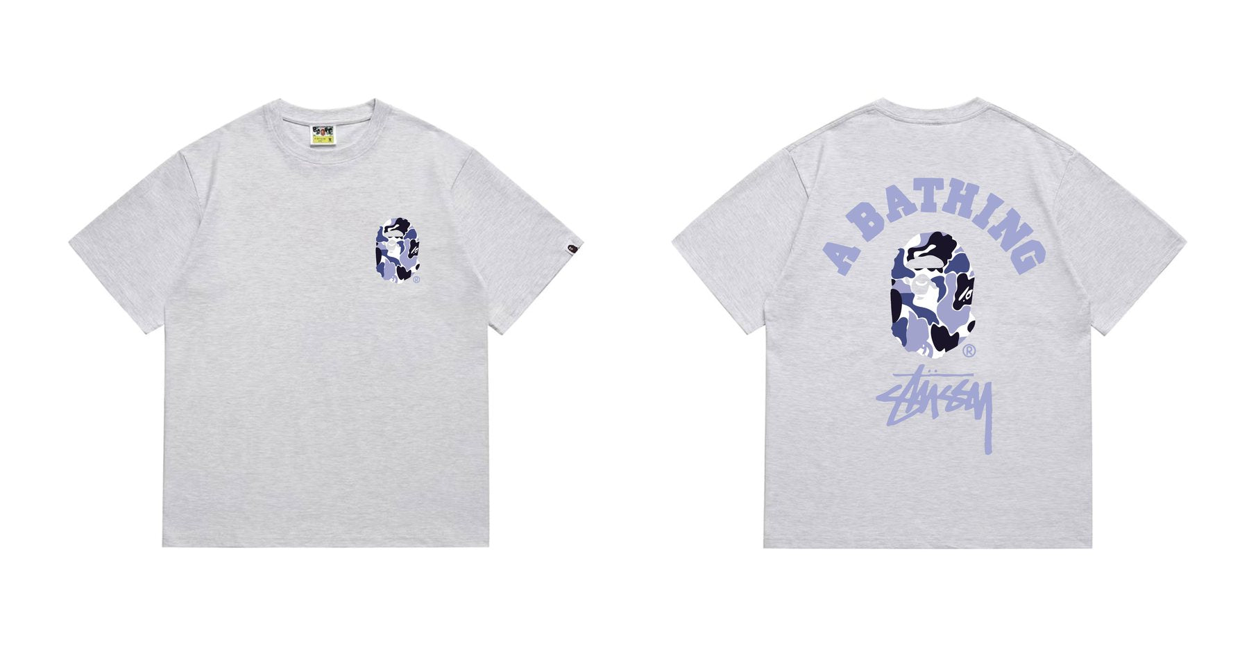 BAPE Ape-Head Back Graphic T-Shirt — front