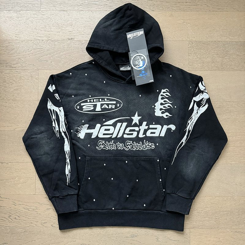 Hellstar Flame Star Graphic Hoodie — context