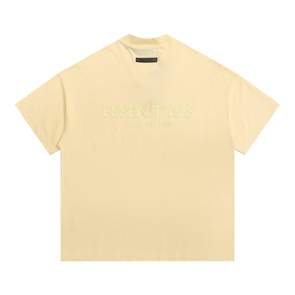 ESSENTIALS V-Notch Back Wordmark T-Shirt — back