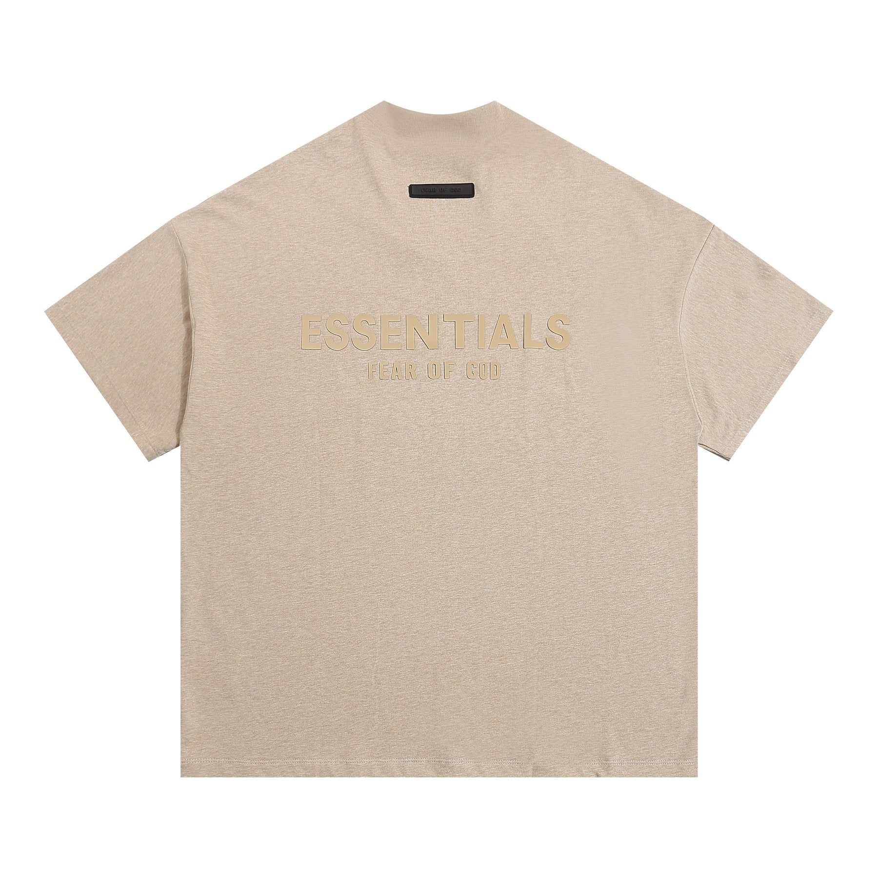 ESSENTIALS V-Notch Back Wordmark T-Shirt — back