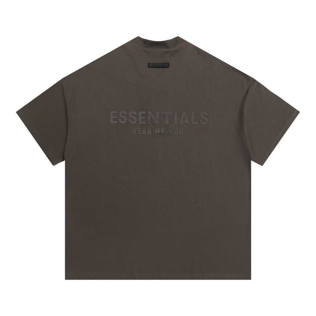 ESSENTIALS V-Notch Back Wordmark T-Shirt — back