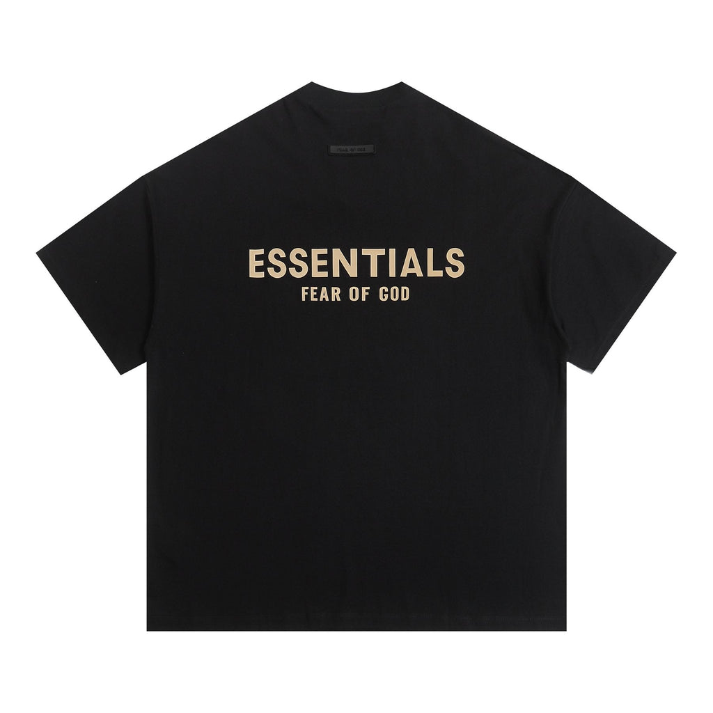 ESSENTIALS V-Notch Back Wordmark T-Shirt — back