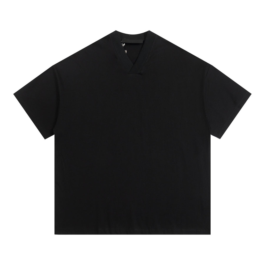 ESSENTIALS V-Notch Back Wordmark T-Shirt — front