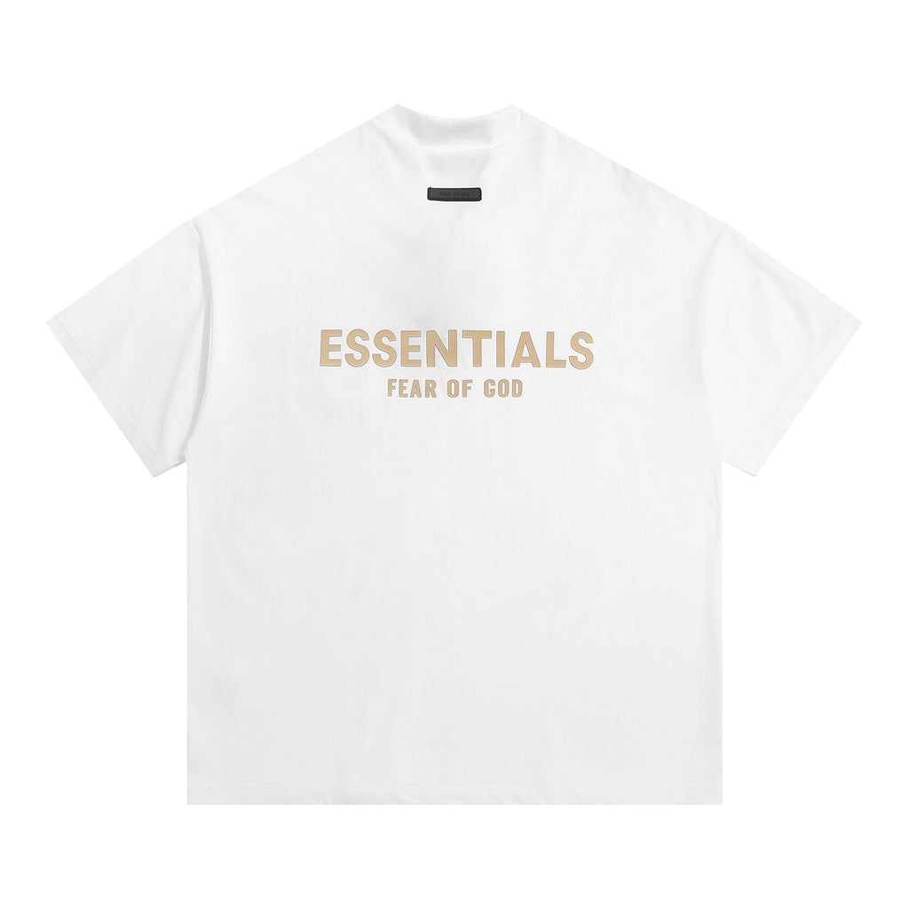 ESSENTIALS V-Notch Back Wordmark T-Shirt — back