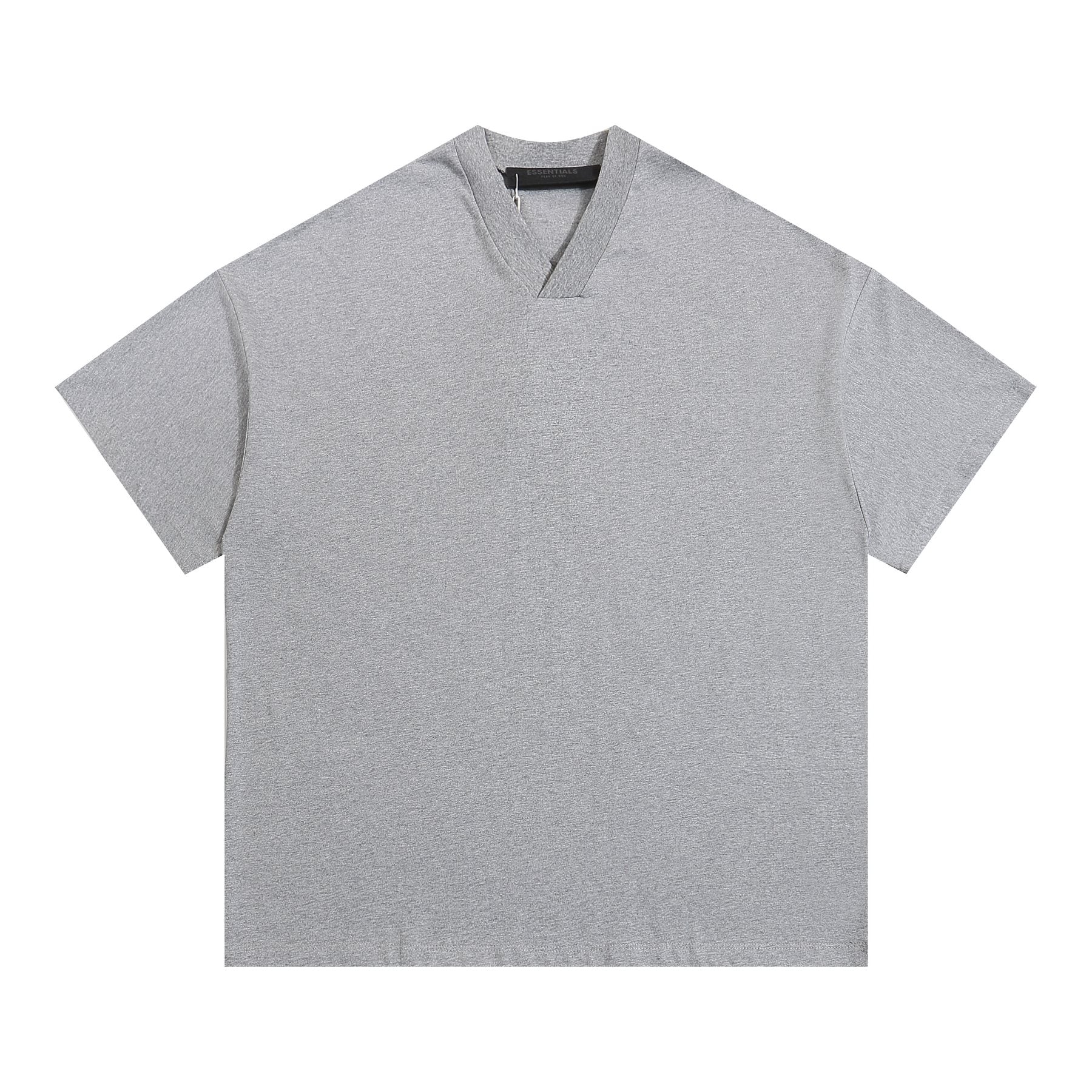 ESSENTIALS V-Notch Back Wordmark T-Shirt — front