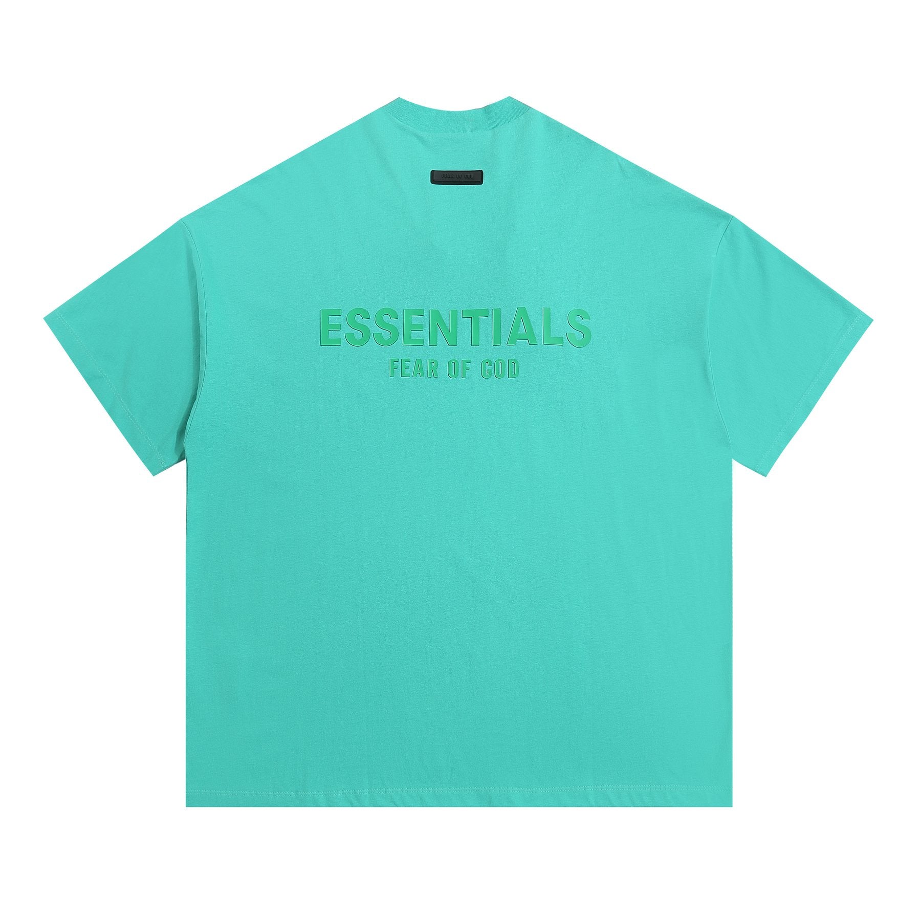 ESSENTIALS V-Notch Back Wordmark T-Shirt — back