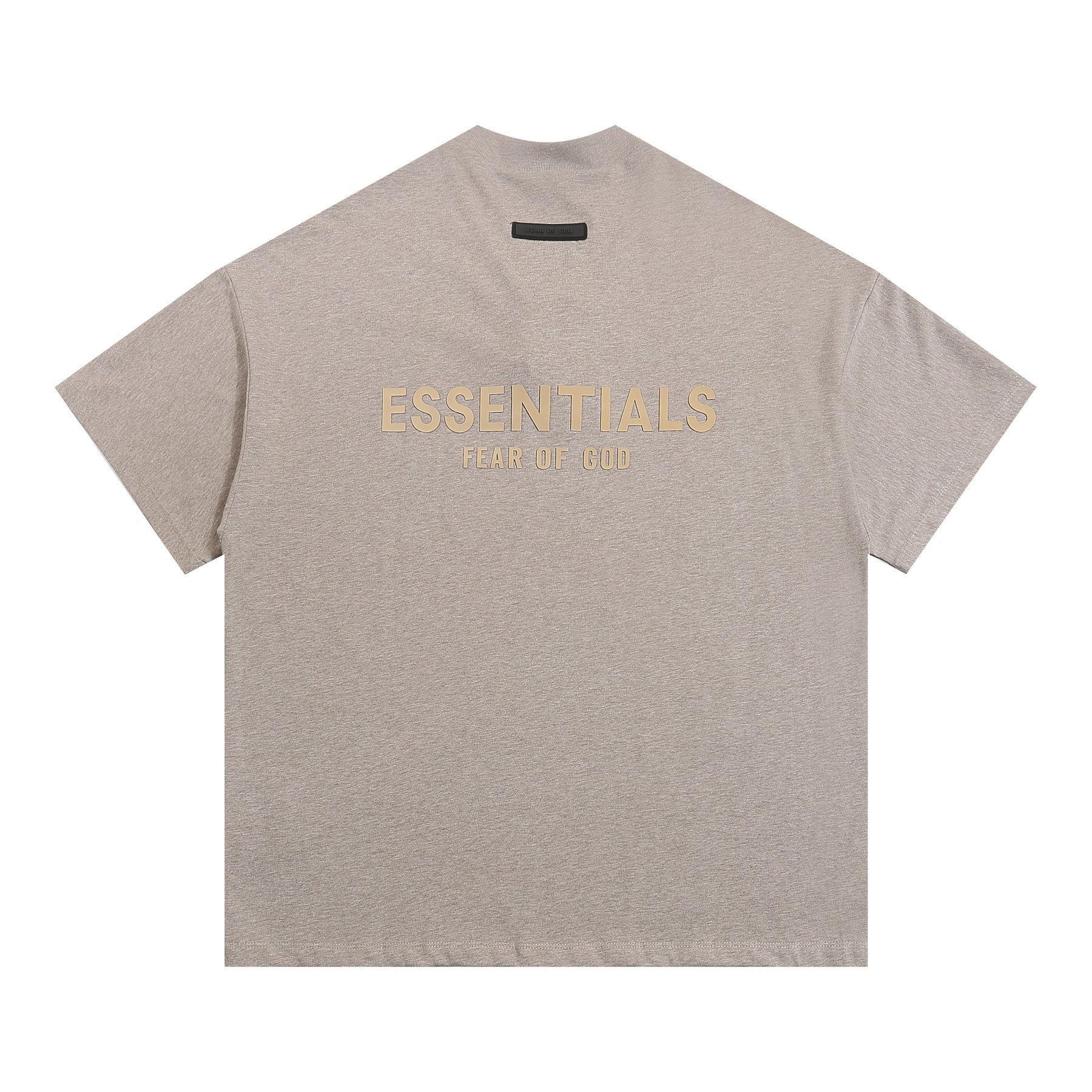 ESSENTIALS V-Notch Back Wordmark T-Shirt — back