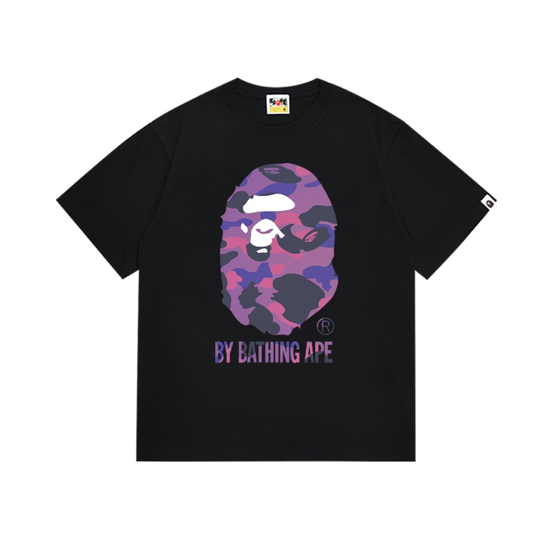 BAPE Camo Ape-Head Graphic T-Shirt — front