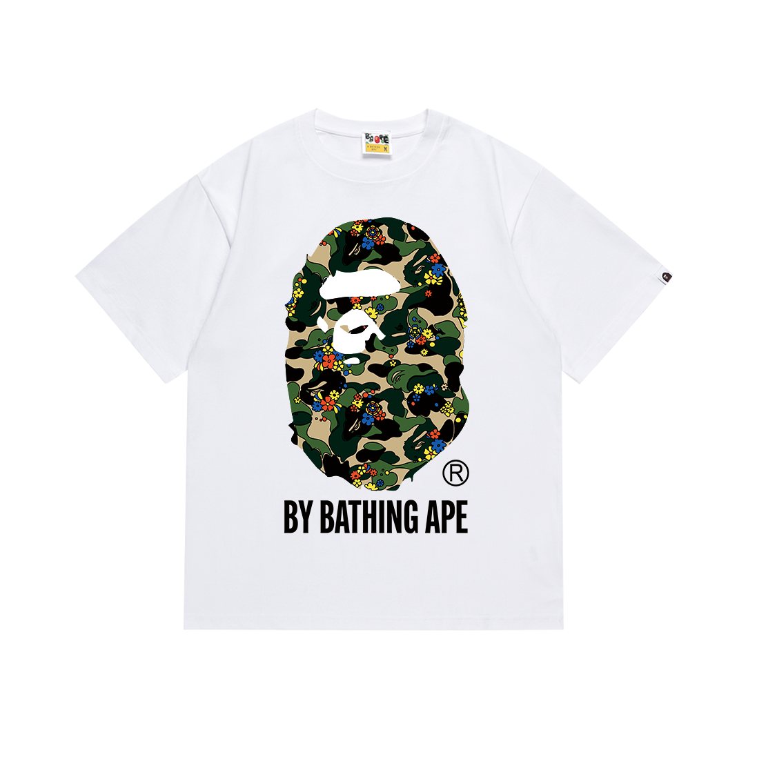 BAPE Camo Ape-Head Graphic Short-Sleeve T-Shirt — hero
