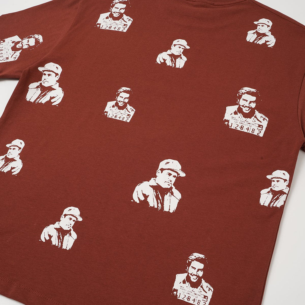 ASAALL All-Over Portrait Graphic Short-Sleeve T-Shirt — detail