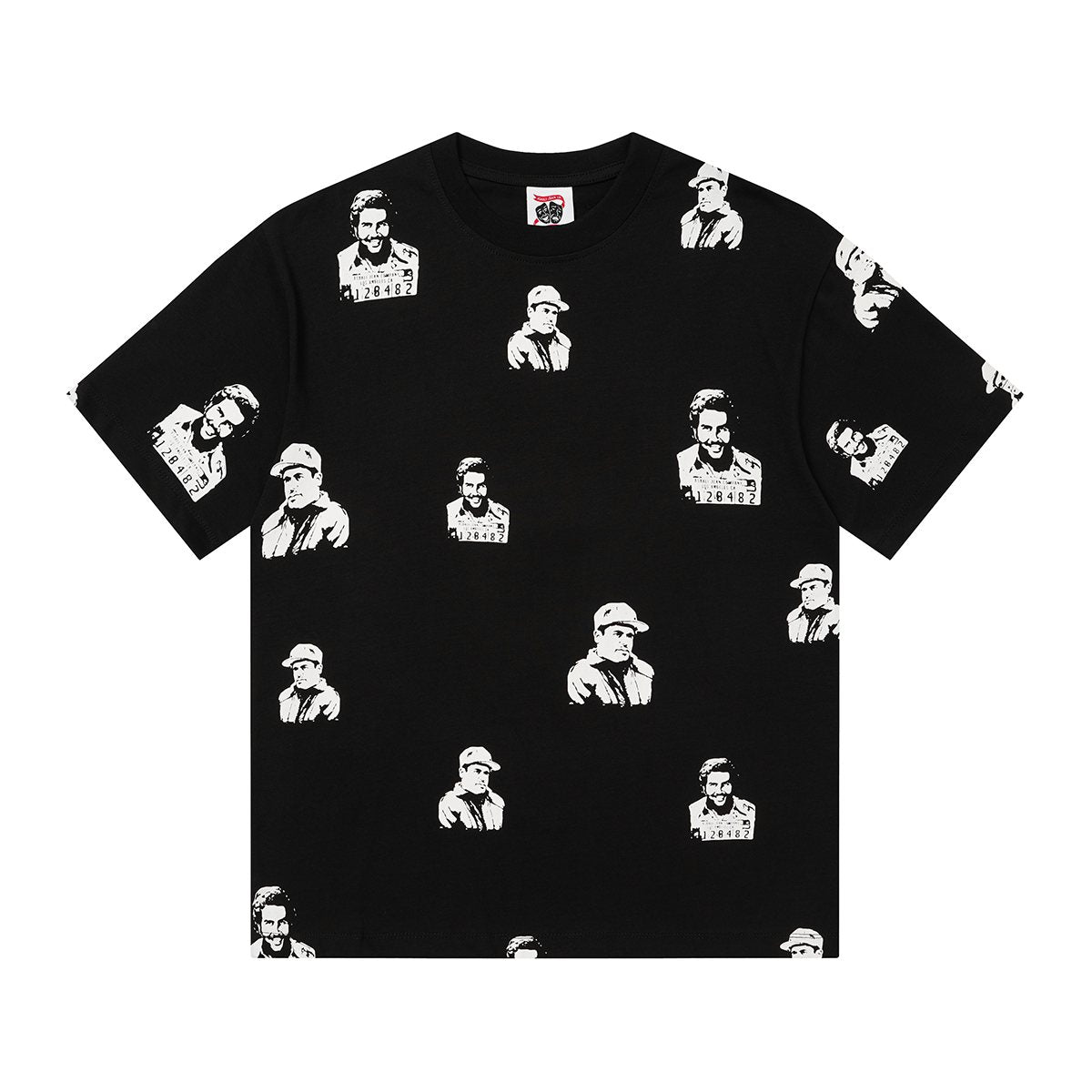 ASAALL All-Over Portrait Graphic Short-Sleeve T-Shirt — front