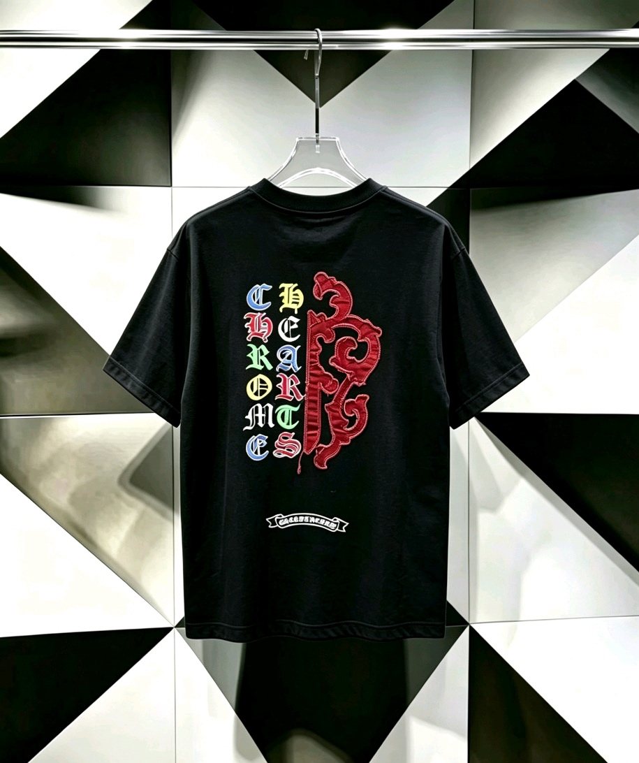 Chrome Hearts Multicolor Cross Graphic T-Shirt — back