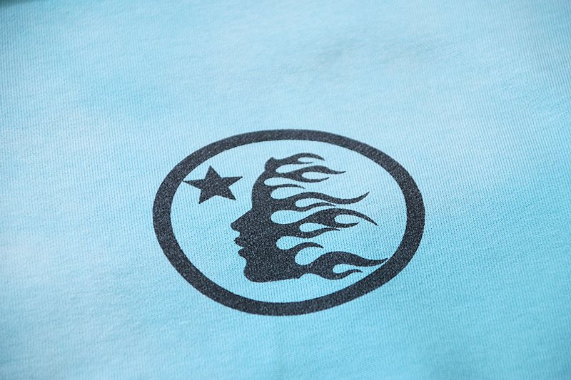 Hellstar Flame-Head Full-Zip Graphic Hoodie — detail