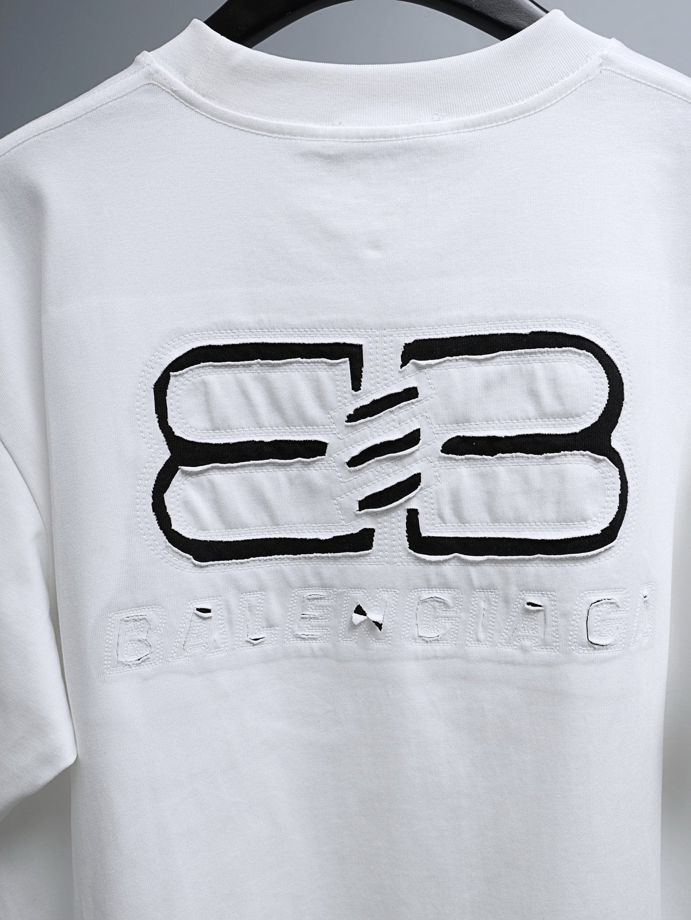Balenciaga BB Back Graphic T-Shirt — detail