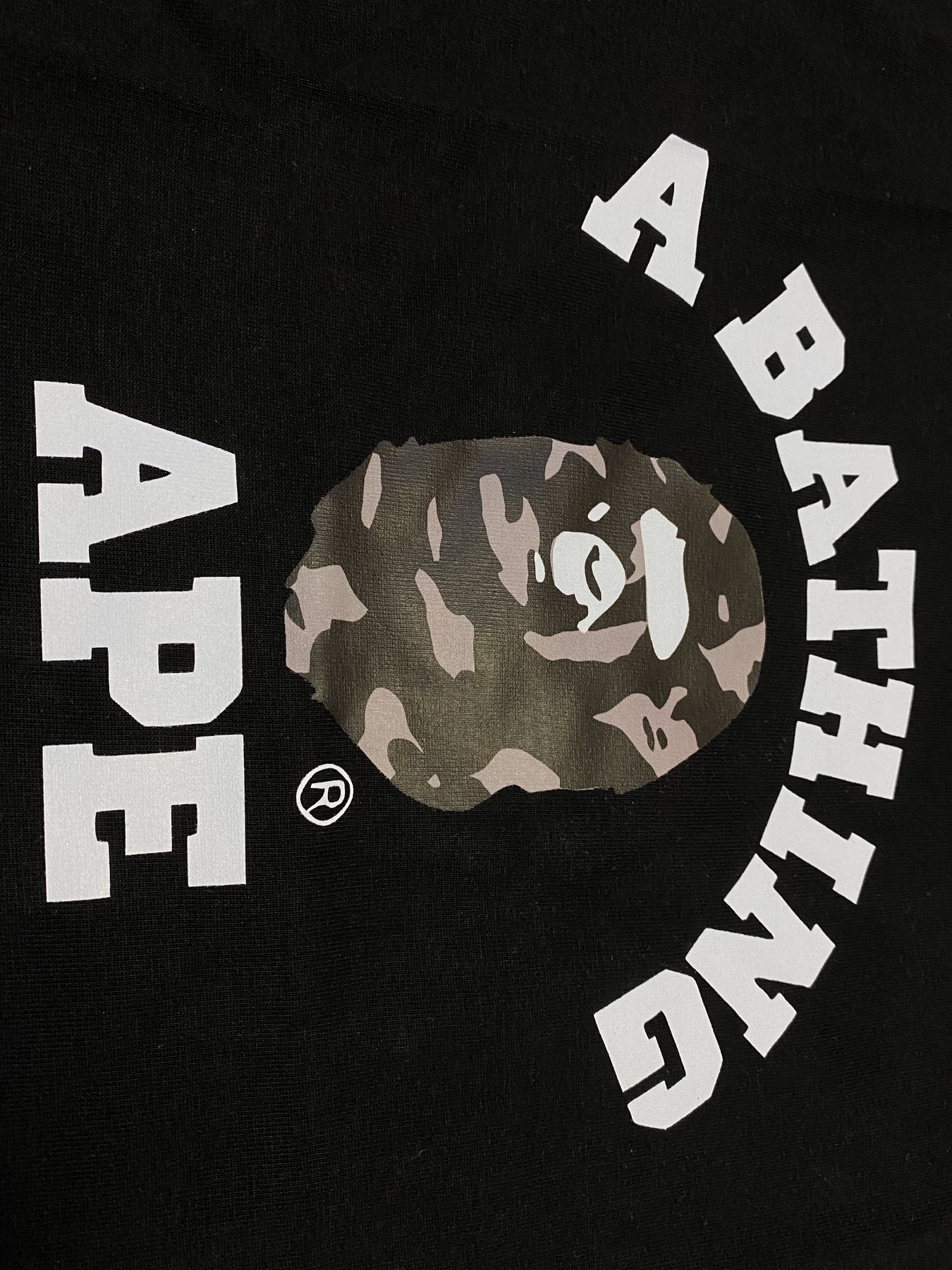 BAPE Ape Head Arch Graphic T-Shirt — detail