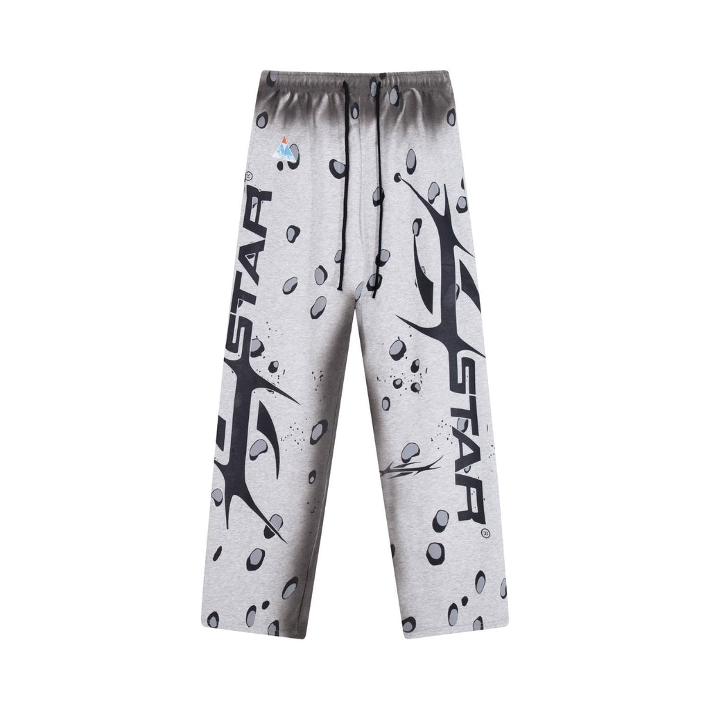 Hellstar 816 Splatter Graphic Sweatpants — front