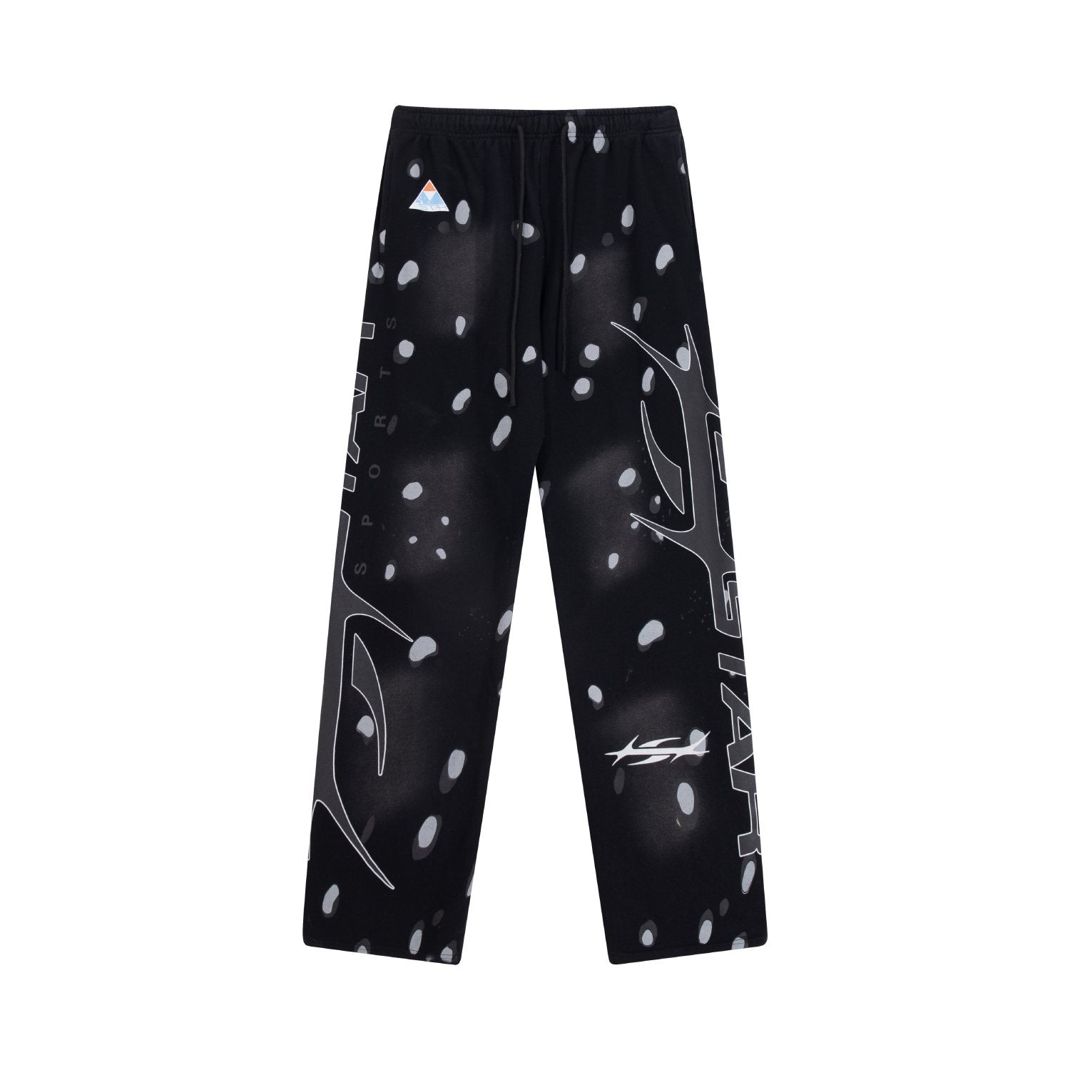 Hellstar 816 Splatter Graphic Sweatpants — front
