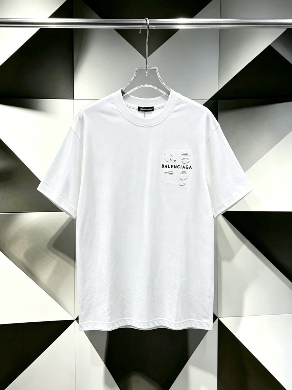 Balenciaga Multi-Logo Back Graphic T-Shirt — hero