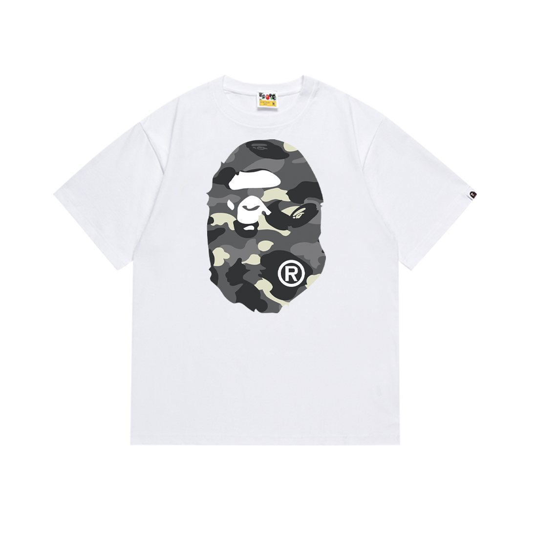 BAPE Camo Ape Face Graphic T-Shirt — front