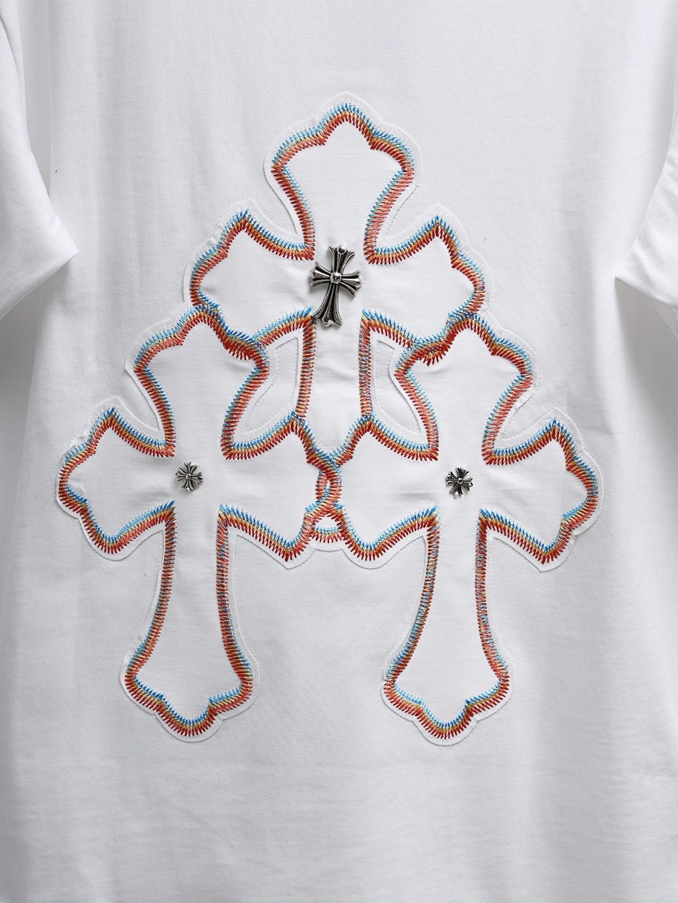 Chrome Hearts Clustered Cross Graphic T-Shirt — detail