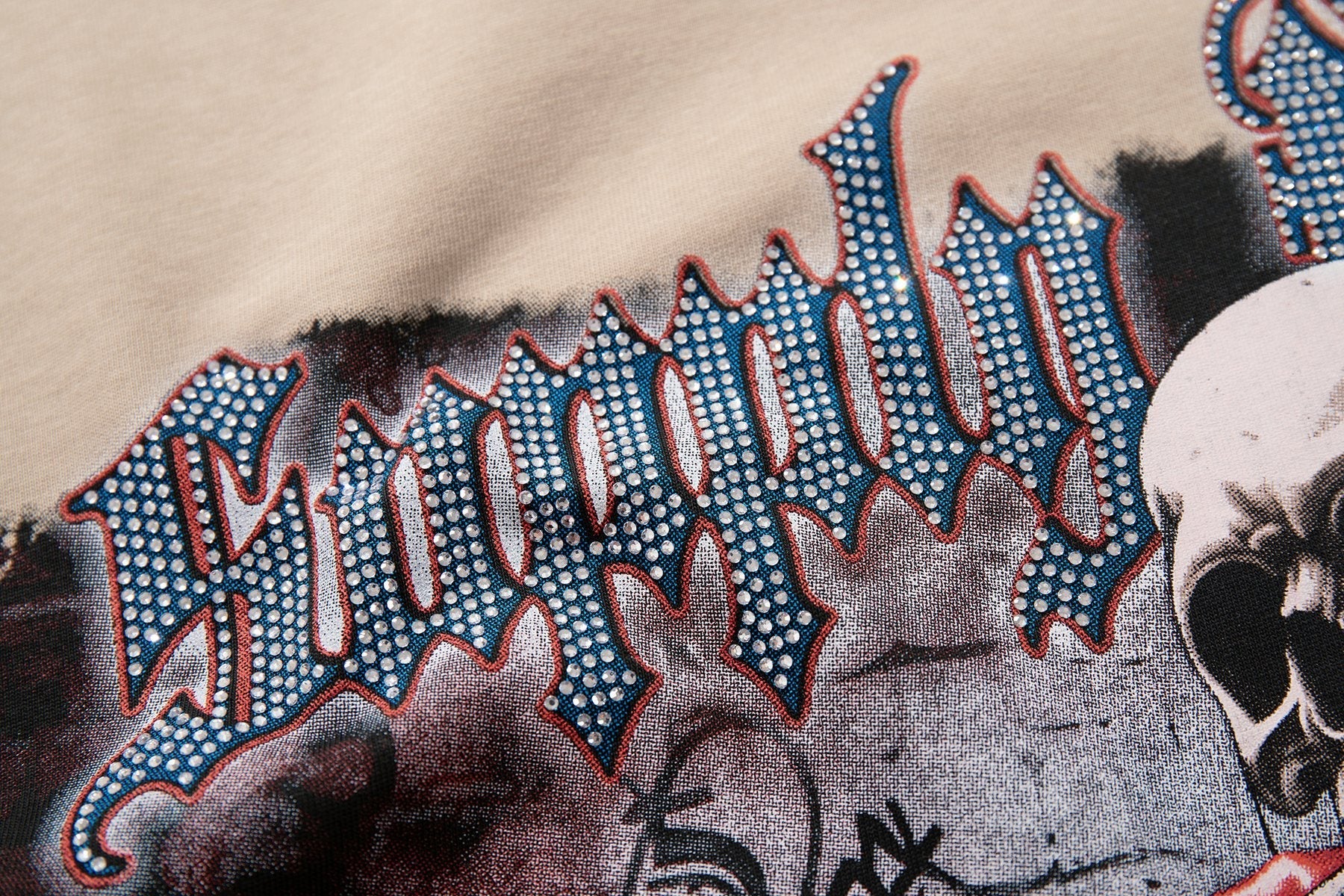 SUPPLY TEE Skeleton Graphic Short-Sleeve T-Shirt — detail