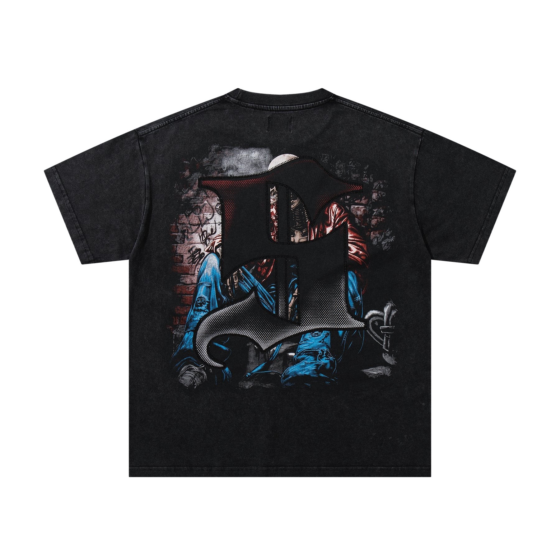 SUPPLY TEE Skeleton Graphic Short-Sleeve T-Shirt — back