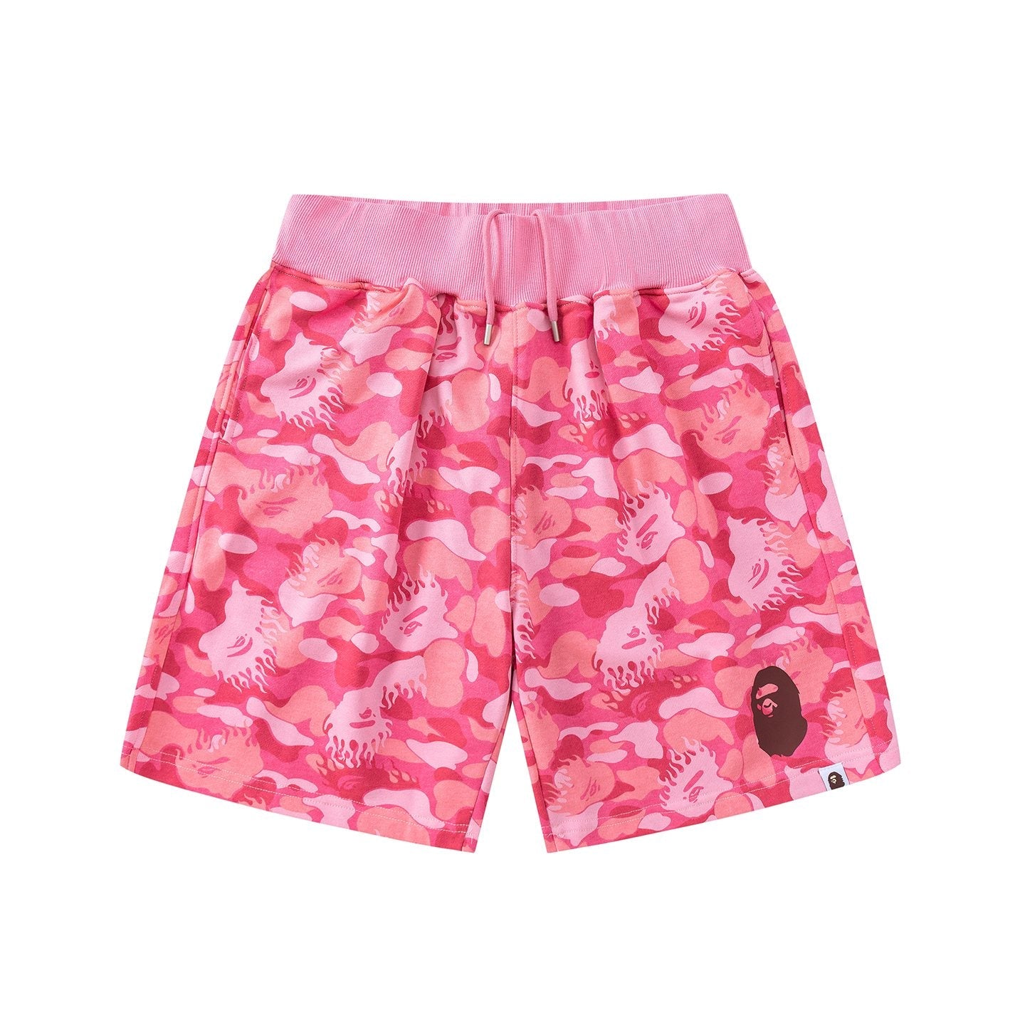 BAPE Camouflage Ape-Head Graphic Shorts — hero