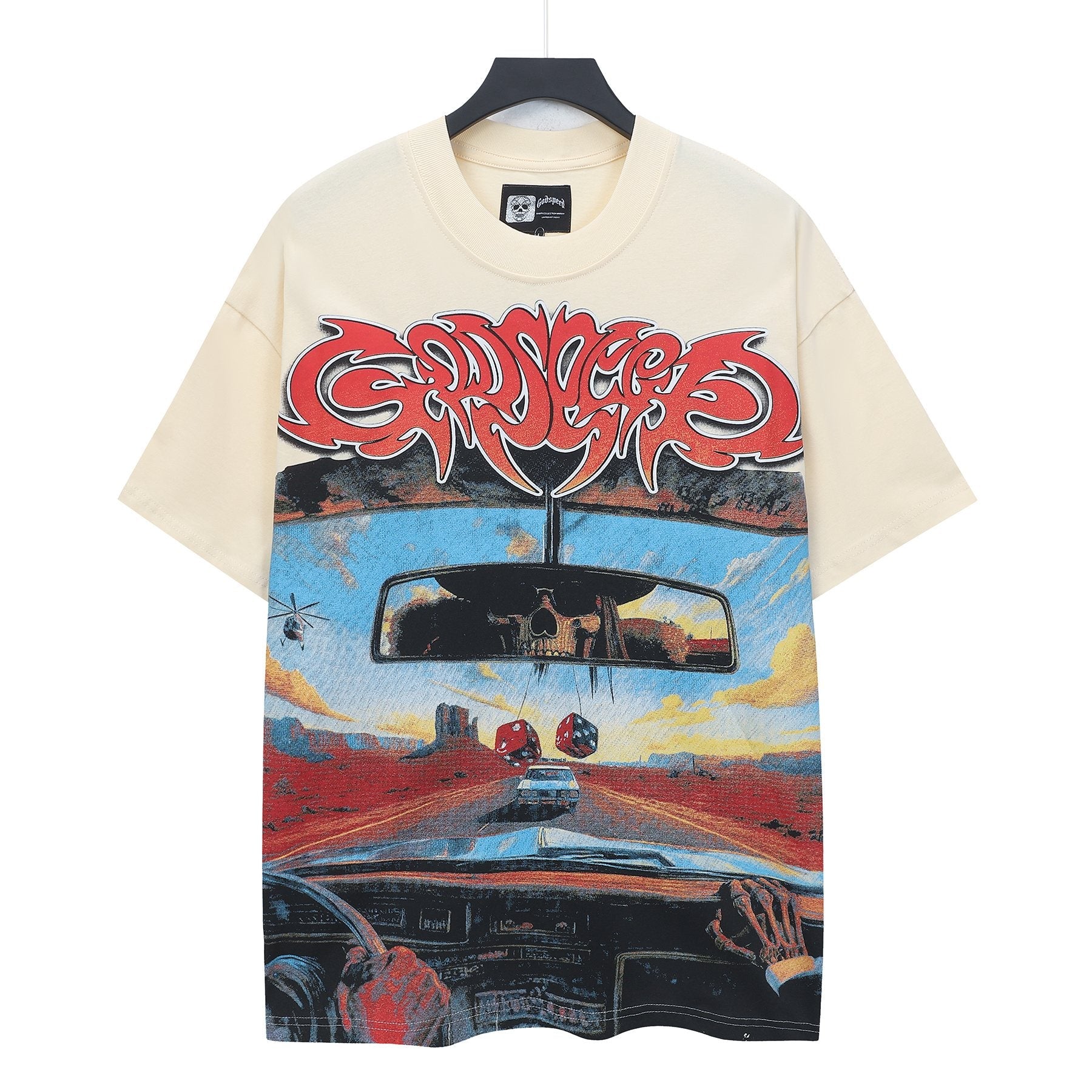 Godspeed Road Cockpit Graphic T-Shirt — front