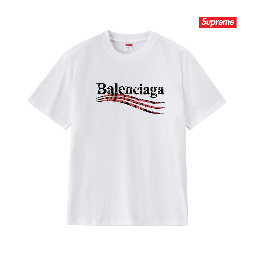 Supreme Balenciaga-Style Wave Graphic T-Shirt — hero