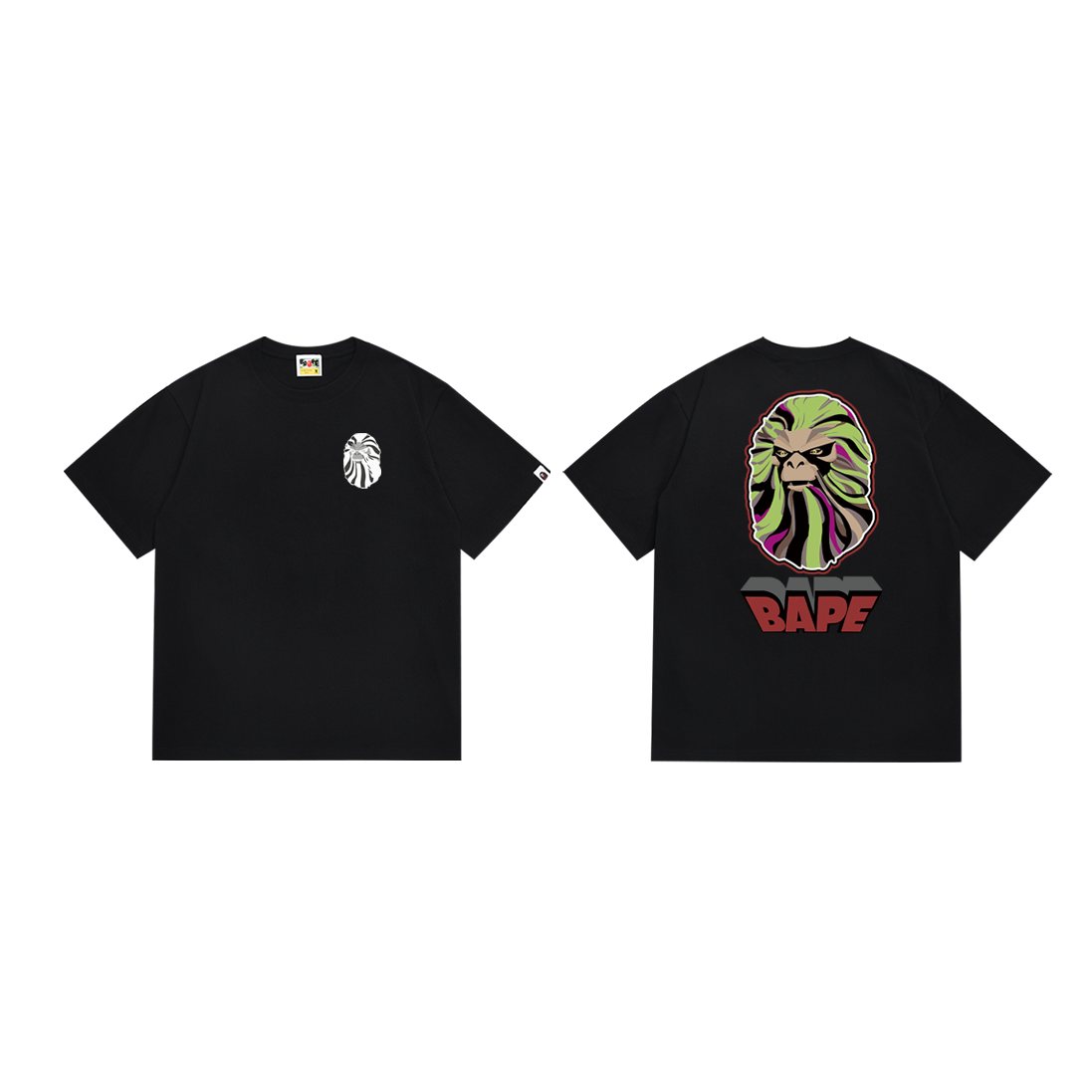 BAPE Animal-Head Back Graphic T-Shirt — hero