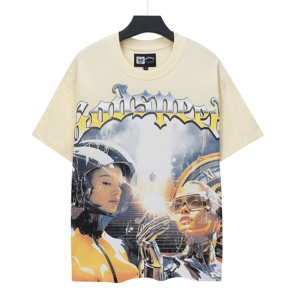 Godspeed Out of Many One Graphic T-Shirt — front