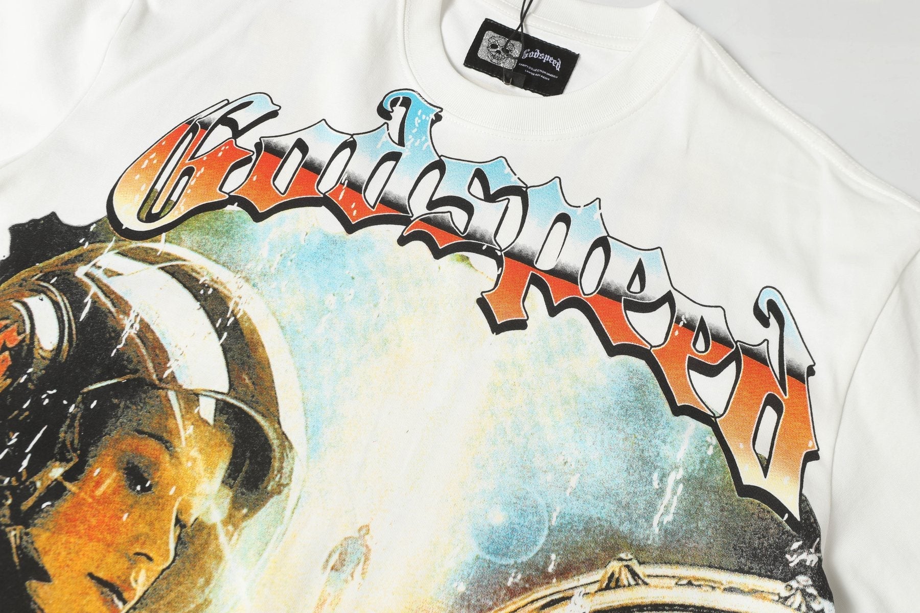 Godspeed Out of Many One Graphic T-Shirt — detail