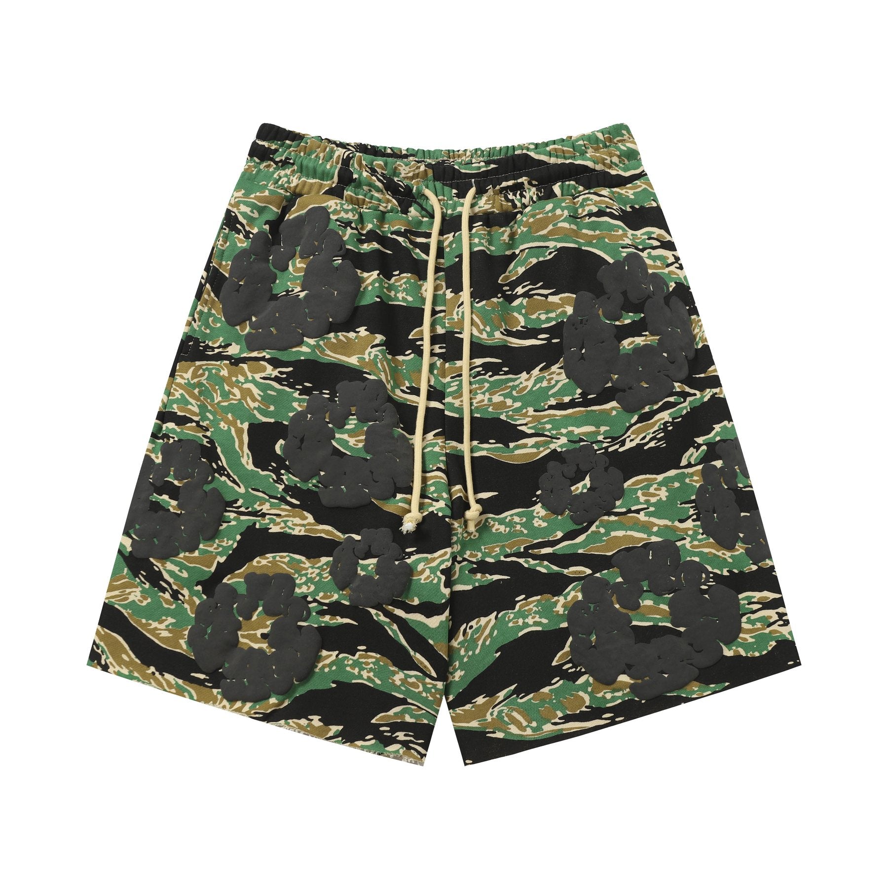 DENIM TEARS Cotton Flower Camo Short-Sleeve Set — front
