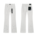 Purple Brand Paint-Splatter Denim Jeans — hero