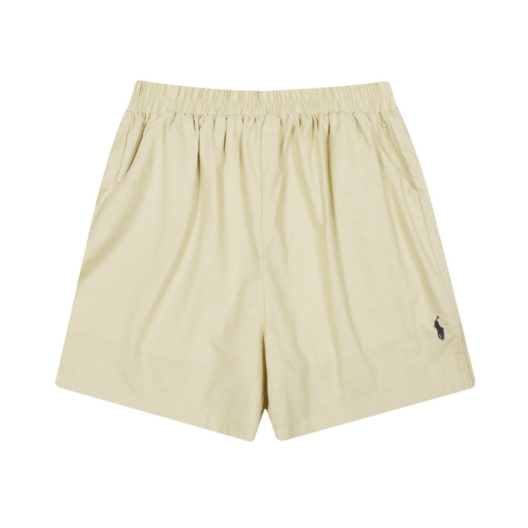 Test2-Ralph Lauren Relaxed Elastic-Waist Shorts — front