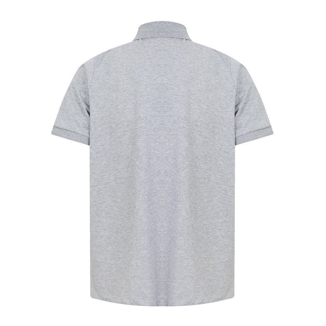 Test2-Ralph Lauren Three-Button Short-Sleeve Polo Shirt — back