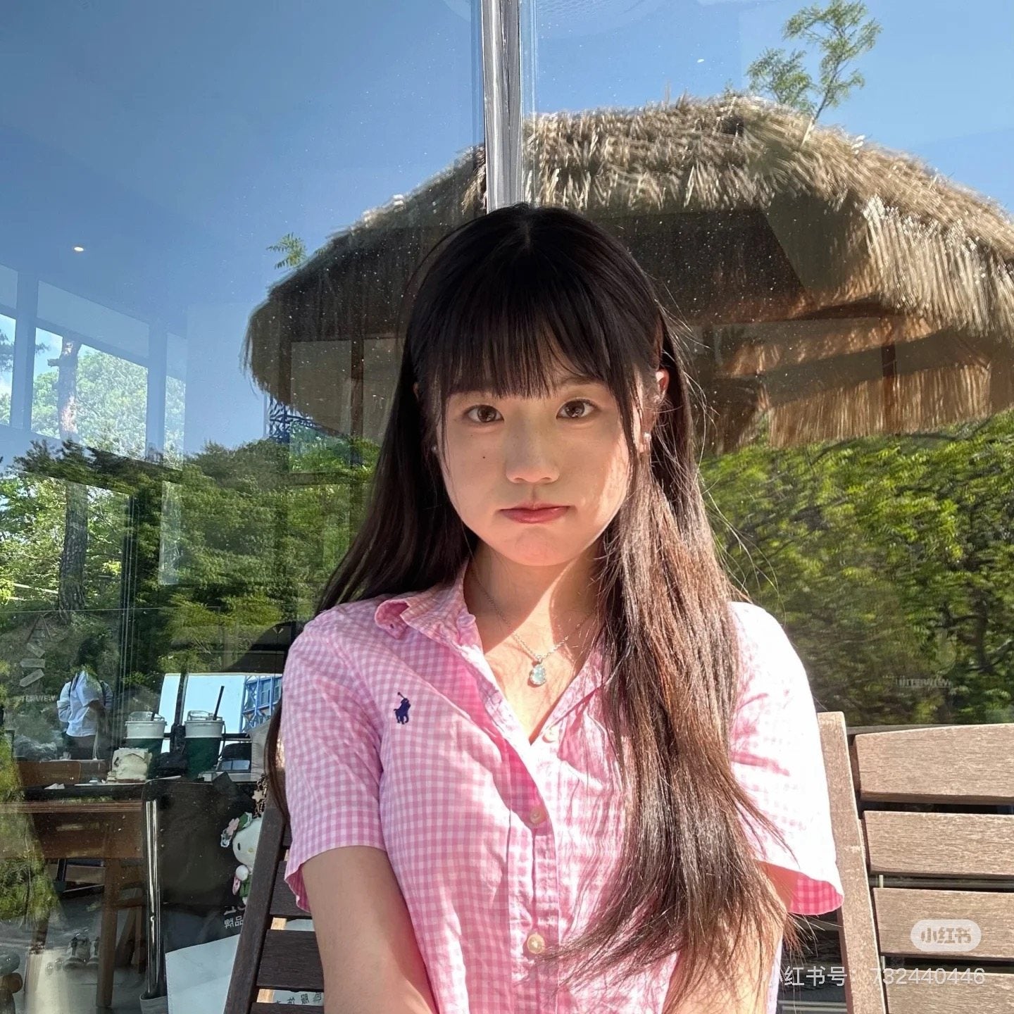 Test2-Ralph Lauren Gingham Short-Sleeve Button-Down Shirt — hero