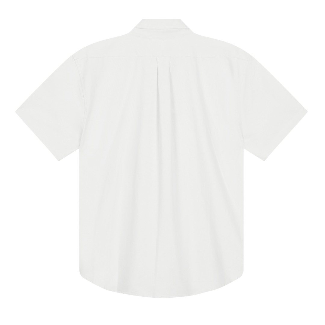 Test2-Ralph Lauren Oxford Short-Sleeve Button-Front Shirt — back