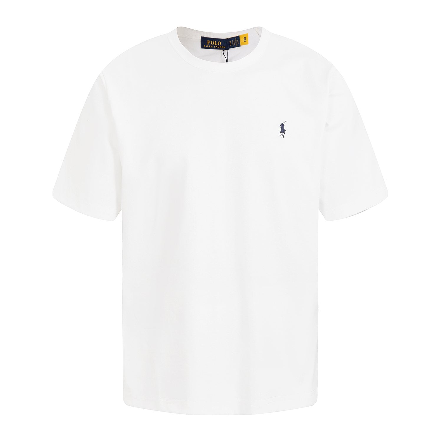 Test2-Ralph Lauren Embroidered Letter Relaxed Crewneck T-Shirt — front