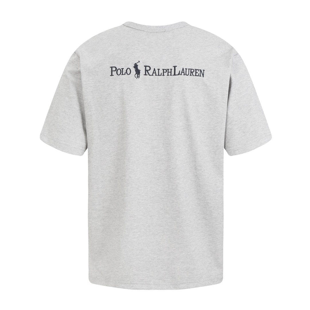 Test2-Ralph Lauren Embroidered Letter Relaxed Crewneck T-Shirt — back