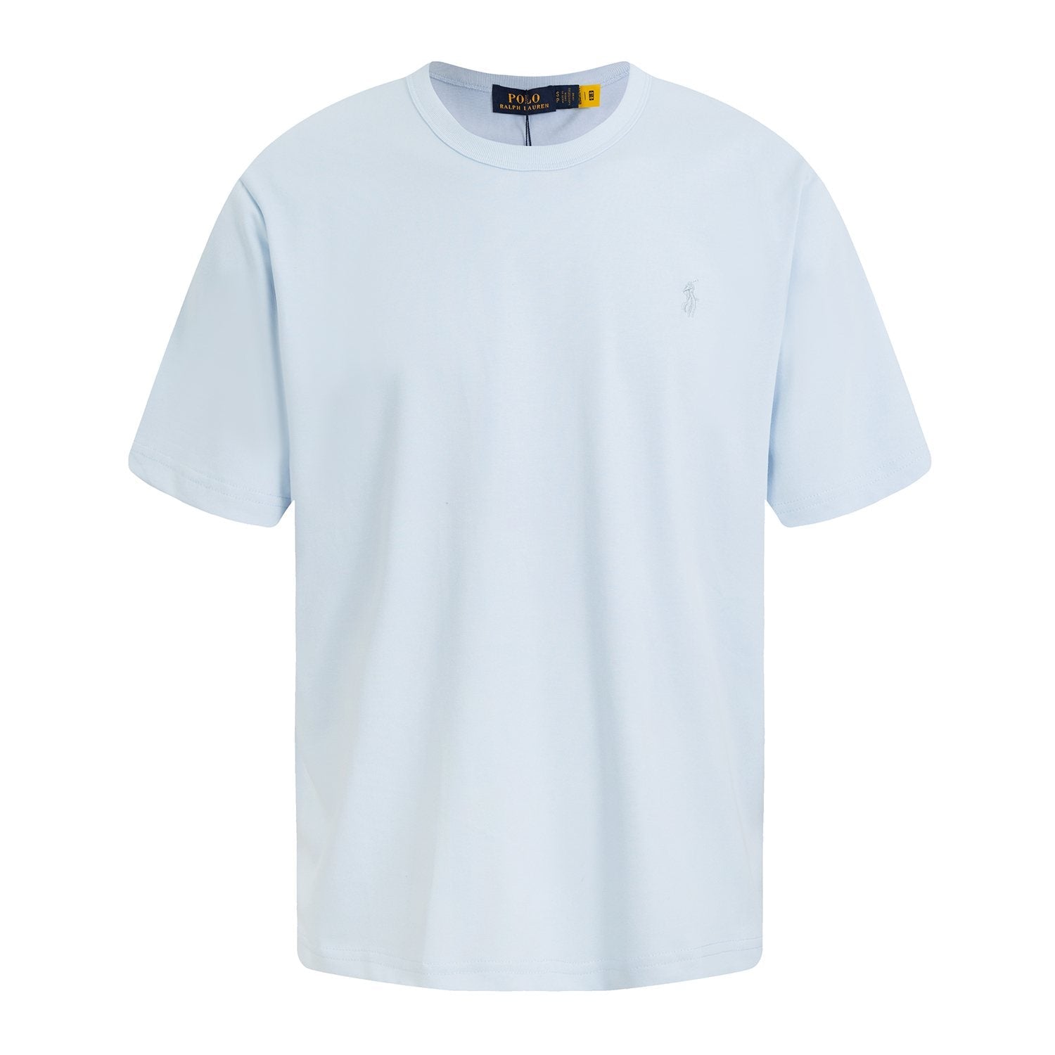 Test2-Ralph Lauren Embroidered Letter Relaxed Crewneck T-Shirt — front