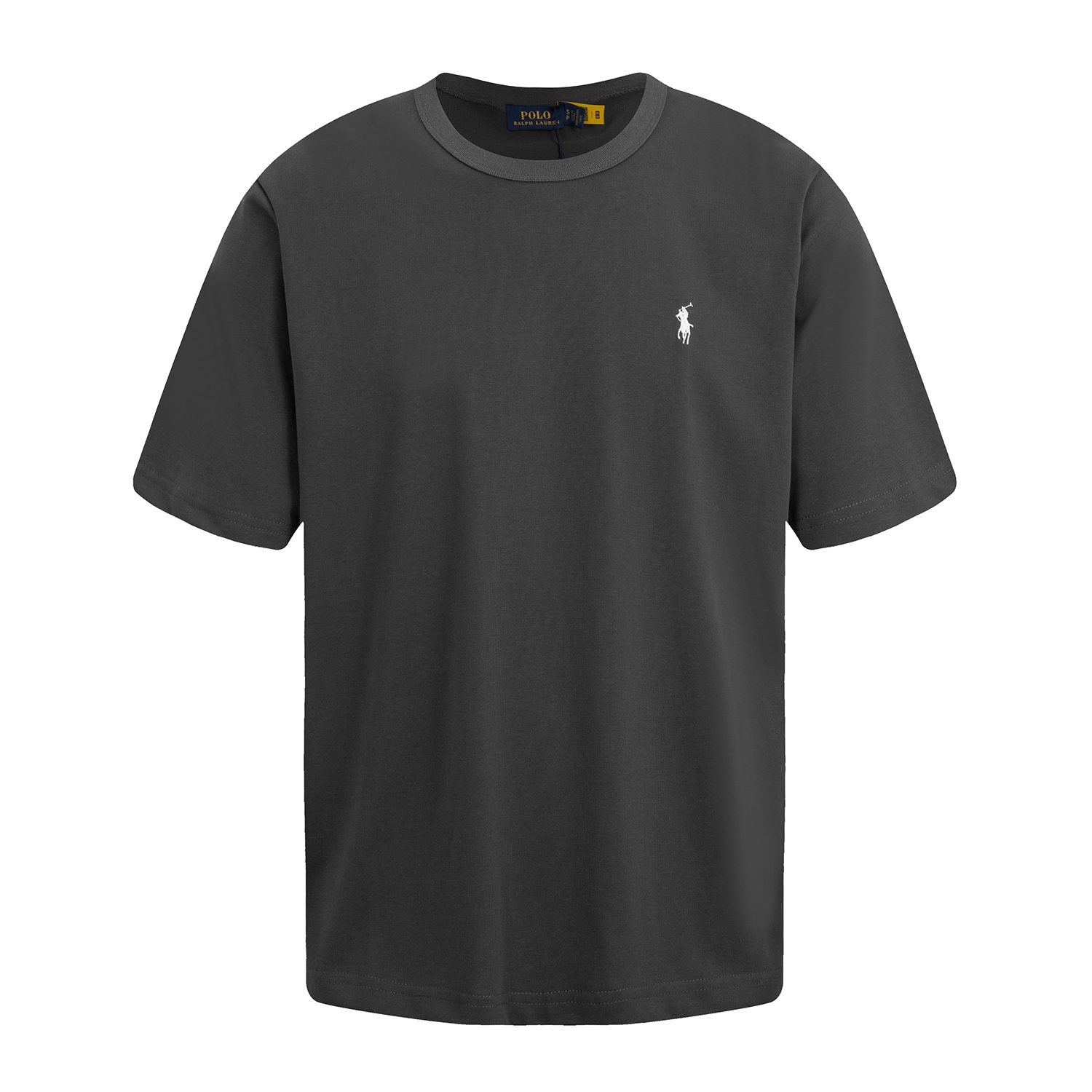 Test2-Ralph Lauren Embroidered Letter Relaxed Crewneck T-Shirt — front