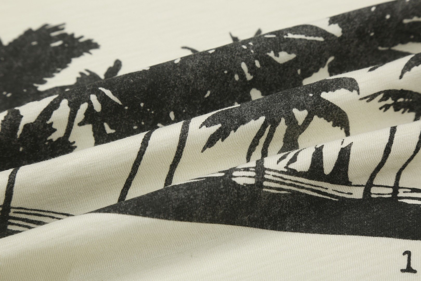 Test2-Ralph Lauren Palm Tree Slub Cotton T-Shirt — detail