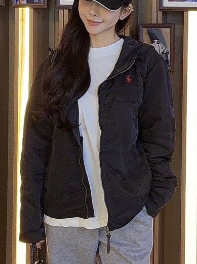 Test2-Ralph Lauren Embroidered Horse Logo Hooded Jacket — hero