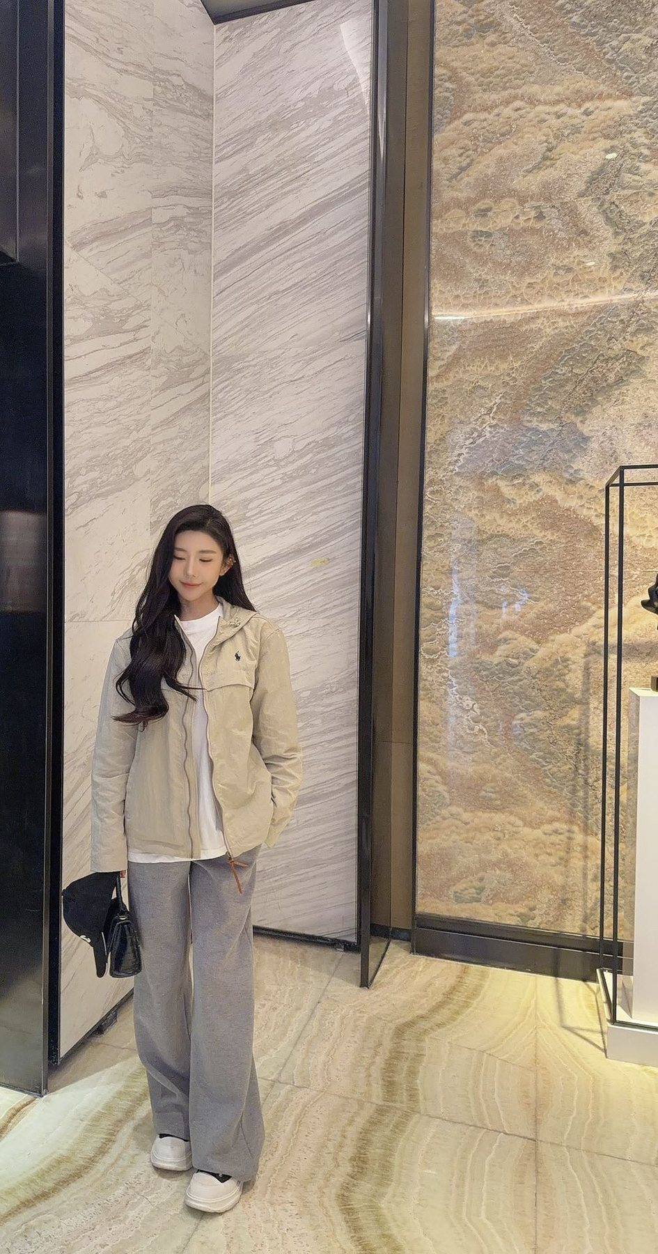 Test2-Ralph Lauren Embroidered Horse Logo Hooded Jacket — front