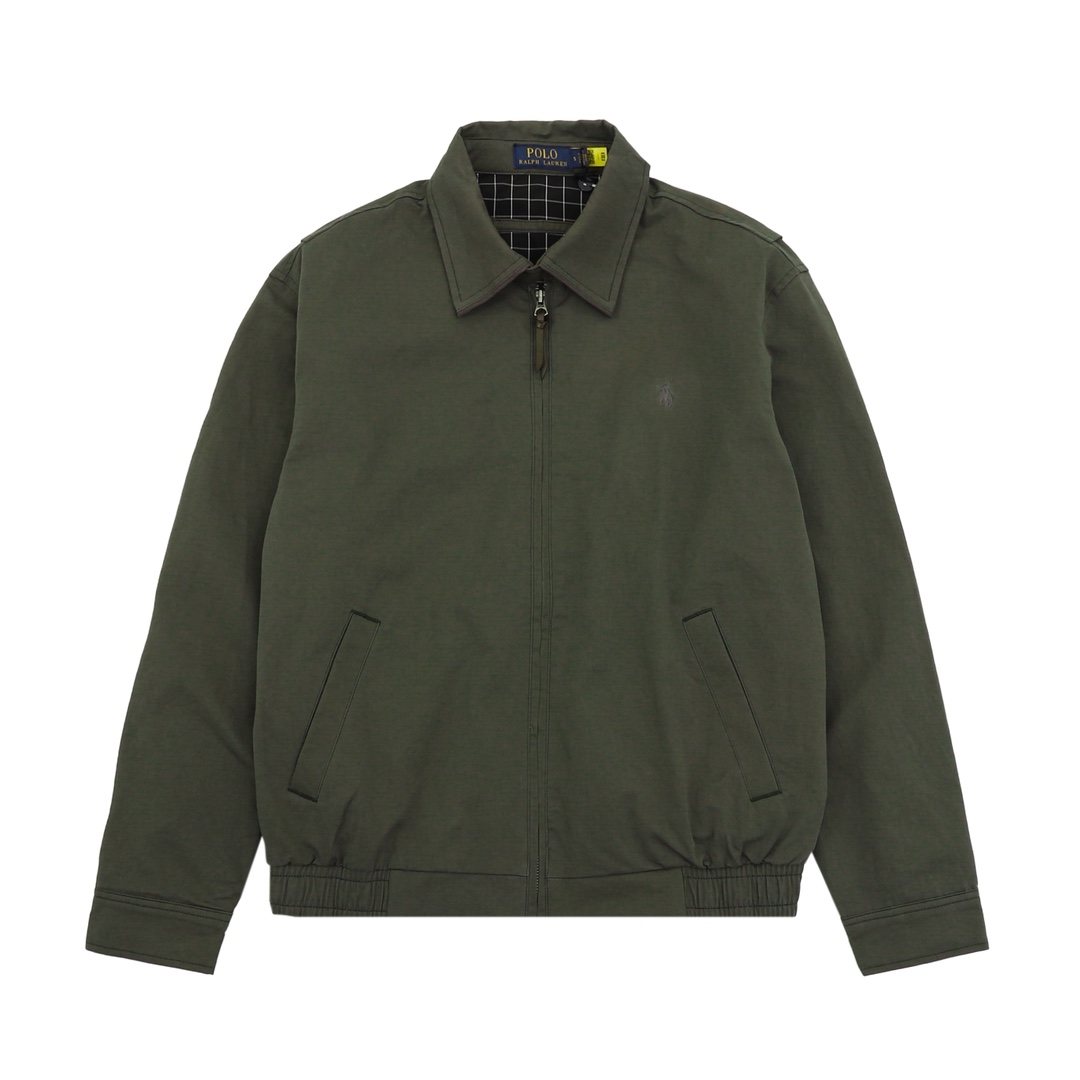 Test2-Ralph Lauren Embroidered Pony Zip-Up Jacket — front