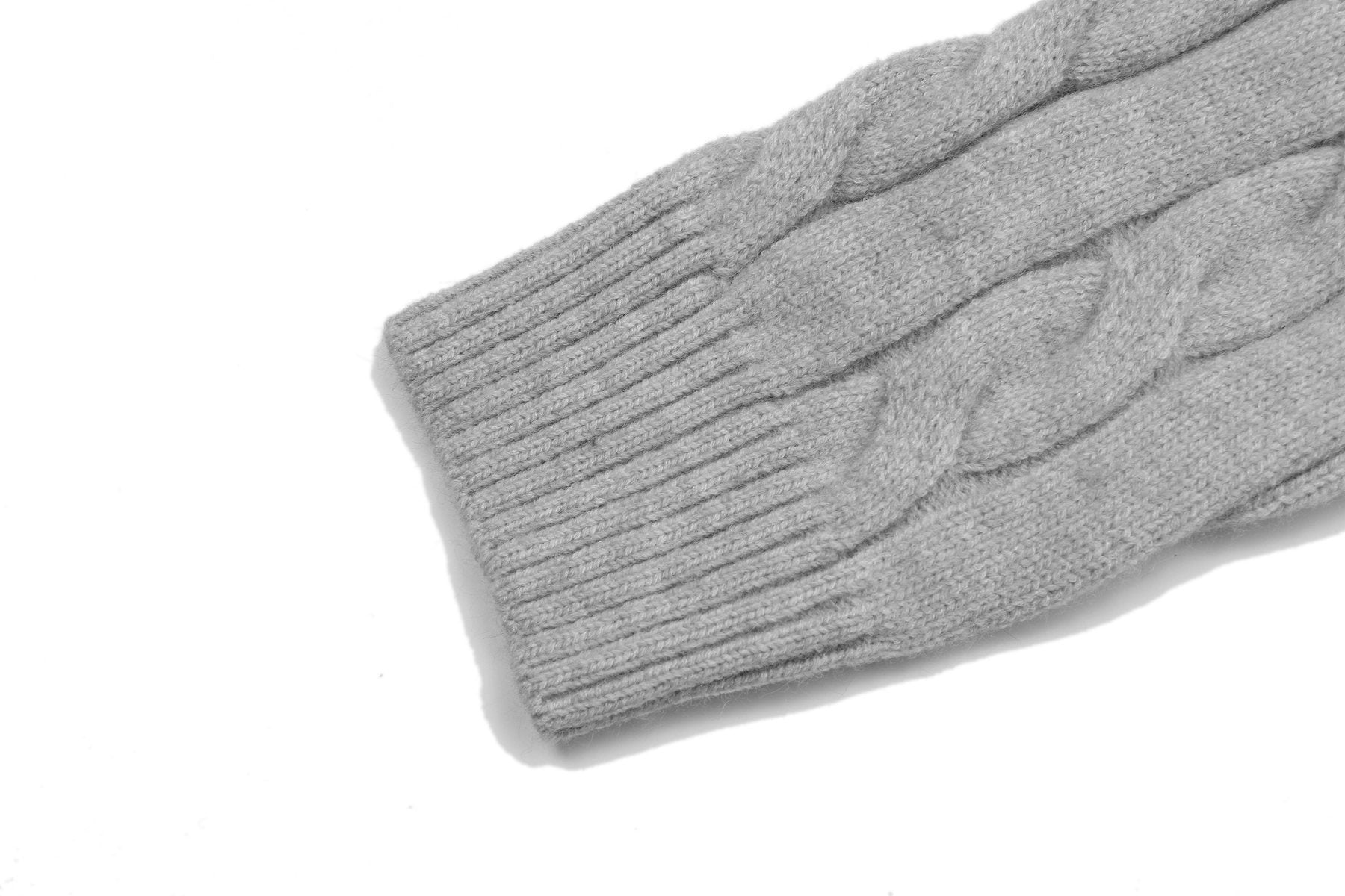 Test2-Ralph Lauren Cable-Knit Quarter-Zip Sweater — detail